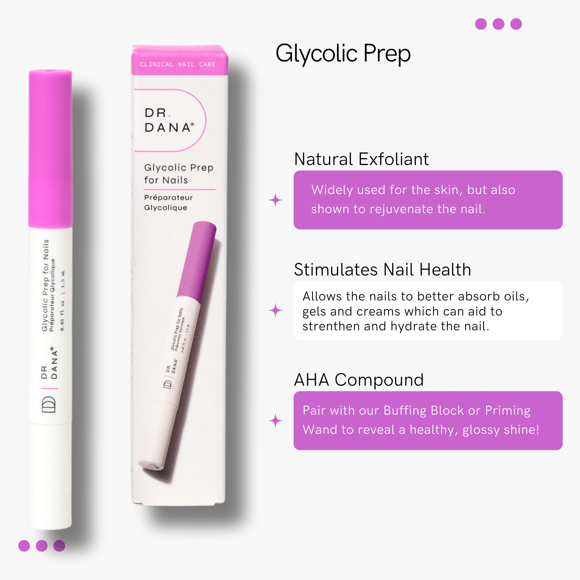 Nail Renewal System Step 1: Glycolic Prep for Nails