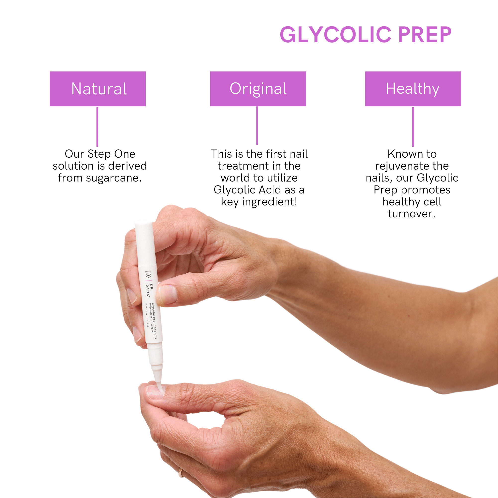 Nail Renewal System Step 1: Glycolic Prep for Nails